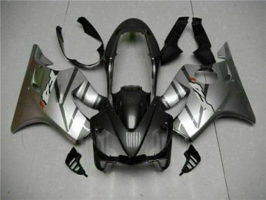 Inexpensive 2004-2007 Silver Black Honda CBR600 F4i Motorcycle Fairing Kits & Plastic Bodywork MF1528