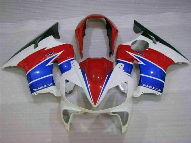 Inexpensive 2004-2007 White Red Honda CBR600 F4i Motorcyle Fairings