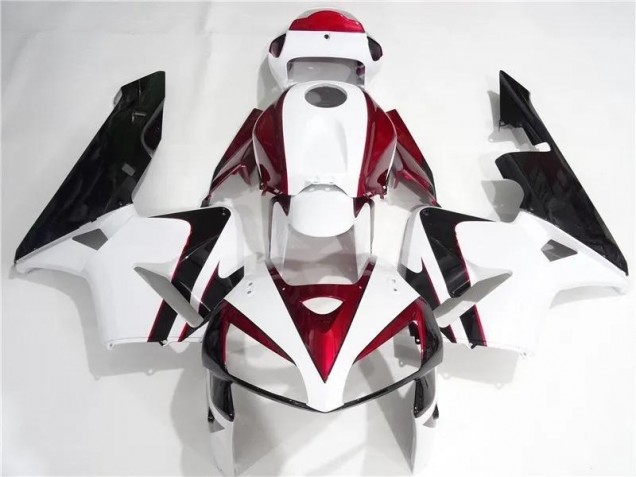 Inexpensive 2005-2006 Red White Black Honda CBR600RR Motorcycle Fairing