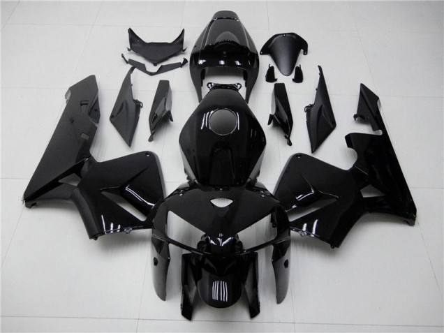 Inexpensive 2005-2006 Glossy Black Honda CBR600RR Motorcycle Fairing Kit Inexpensive 2005-2006 Glossy Black Honda CBR600RR Motorcycle Fairing Kit