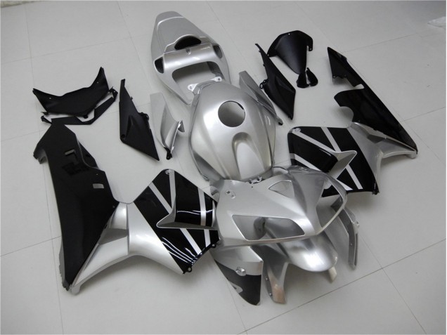 Inexpensive 2005-2006 Silver Black Honda CBR600RR Motor Bike Fairings Inexpensive 2005-2006 Silver Black Honda CBR600RR Motor Bike Fairings