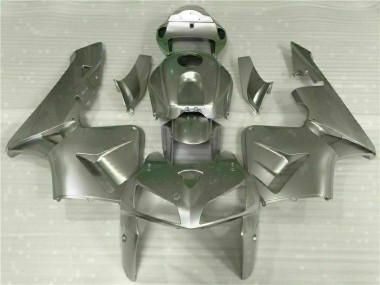Inexpensive 2005-2006 Silver Honda CBR600RR Motorcycle Fairing