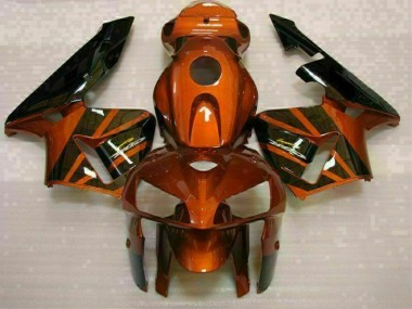 Inexpensive 2005-2006 Orange Black Honda CBR600RR Bike Fairings