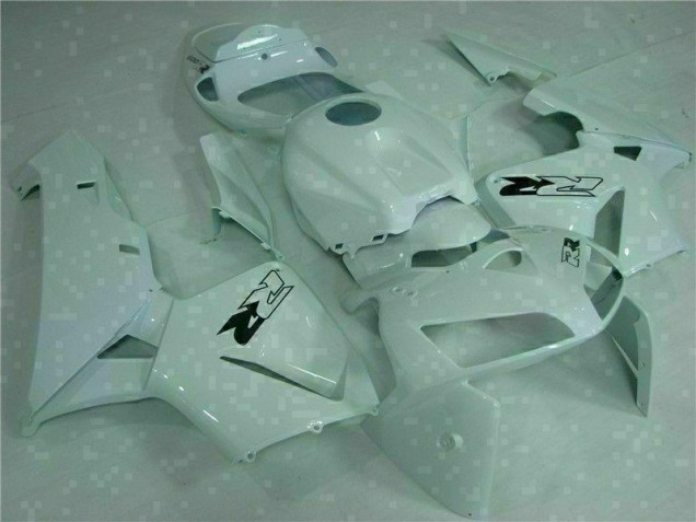 Inexpensive 2005-2006 White Honda CBR600RR Replacement Motorcycle Fairings Inexpensive 2005-2006 White Honda CBR600RR Replacement Motorcycle Fairings