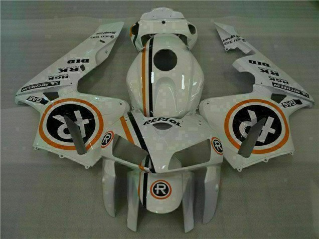 Inexpensive 2005-2006 White Repsol Honda CBR600RR Motorcycle Bodywork Inexpensive 2005-2006 White Repsol Honda CBR600RR Motorcycle Bodywork