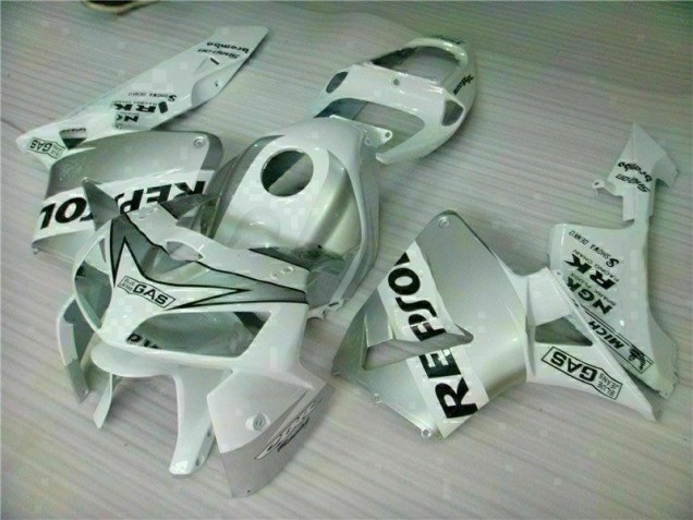 Inexpensive 2005-2006 White Repsol Honda CBR600RR Motorbike Fairing Kits Inexpensive 2005-2006 White Repsol Honda CBR600RR Motorbike Fairing Kits