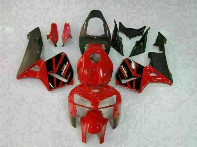 Inexpensive 2005-2006 Red Honda CBR600RR Motorcycle Replacement Fairings