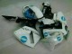 Inexpensive 2005-2006 White Blue Honda CBR600RR Motorcyle Fairings Inexpensive 2005-2006 White Blue Honda CBR600RR Motorcyle Fairings