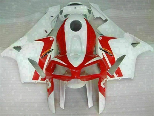 Inexpensive 2005-2006 Red White Honda CBR600RR Motor Fairings
