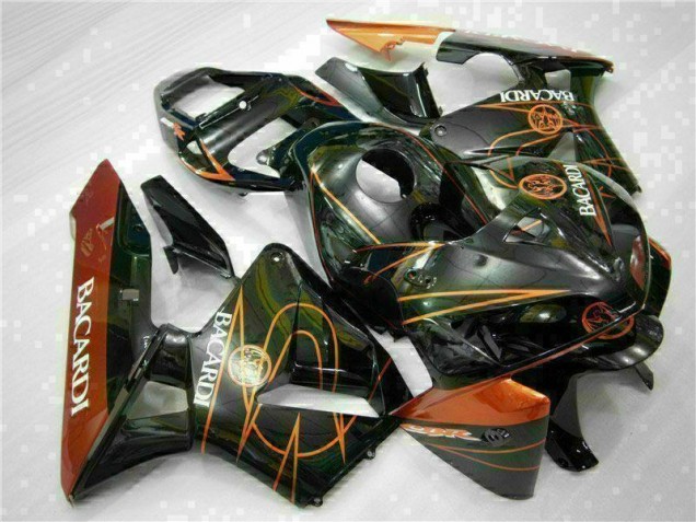 Inexpensive 2005-2006 Black Orange BACARDI Honda CBR600RR Motorcycle Fairing Inexpensive 2005-2006 Black Orange BACARDI Honda CBR600RR Motorcycle Fairing