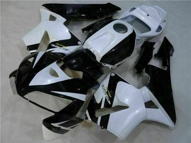 Inexpensive 2005-2006 White Black Honda CBR600RR Motorbike Fairing Inexpensive 2005-2006 White Black Honda CBR600RR Motorbike Fairing