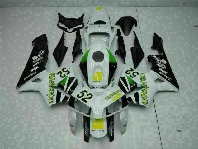 Inexpensive 2005-2006 White Yellow Green 52 Honda CBR600RR Motorcycle Bodywork Inexpensive 2005-2006 White Yellow Green 52 Honda CBR600RR Motorcycle Bodywork