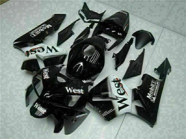 Inexpensive 2005-2006 Black West Honda CBR600RR Motorbike Fairing Kits Inexpensive 2005-2006 Black West Honda CBR600RR Motorbike Fairing Kits