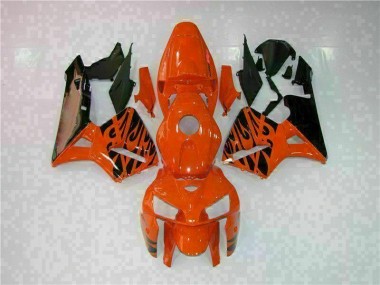 Inexpensive 2005-2006 Orange Honda CBR600RR Motor Fairings