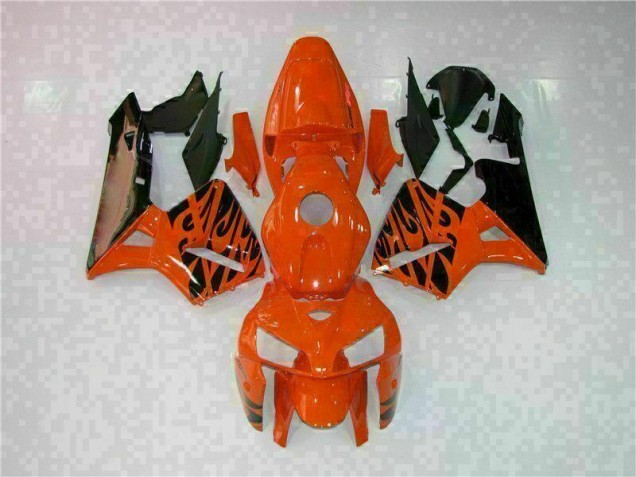 Inexpensive 2005-2006 Orange Honda CBR600RR Motor Fairings