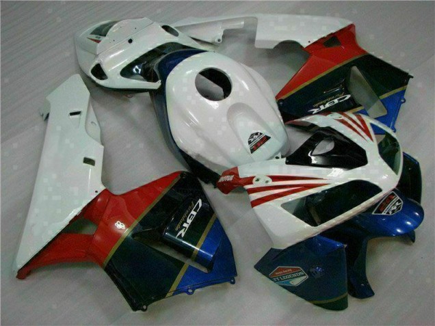 Inexpensive 2005-2006 White Honda CBR600RR Motorcycle Fairings Inexpensive 2005-2006 White Honda CBR600RR Motorcycle Fairings