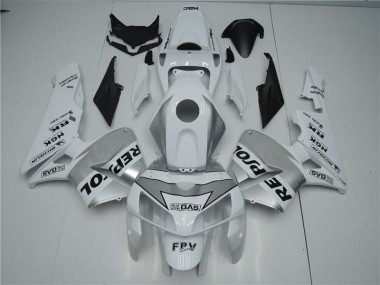 Inexpensive 2005-2006 White Silver Black Repsol Honda CBR600RR Motorbike Fairing