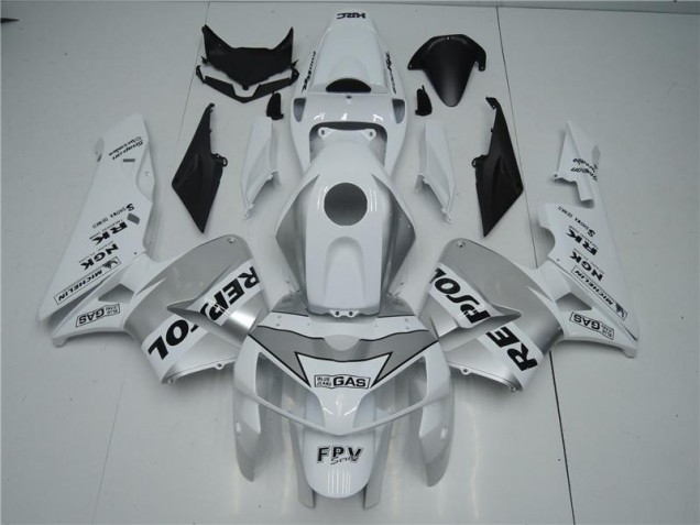 Inexpensive 2005-2006 White Silver Black Repsol Honda CBR600RR Motorbike Fairing Inexpensive 2005-2006 White Silver Black Repsol Honda CBR600RR Motorbike Fairing