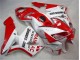 Inexpensive 2005-2006 Red White Honda CBR600RR Bike Fairings