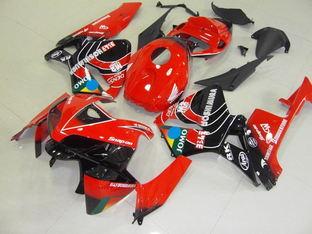 Inexpensive 2005-2006 Red Black Jomo Honda CBR600RR Motor Bike Fairings Inexpensive 2005-2006 Red Black Jomo Honda CBR600RR Motor Bike Fairings