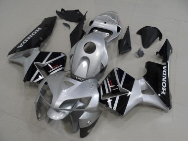 Inexpensive 2005-2006 Silver Grey Honda CBR600RR Motorcyle Fairings
