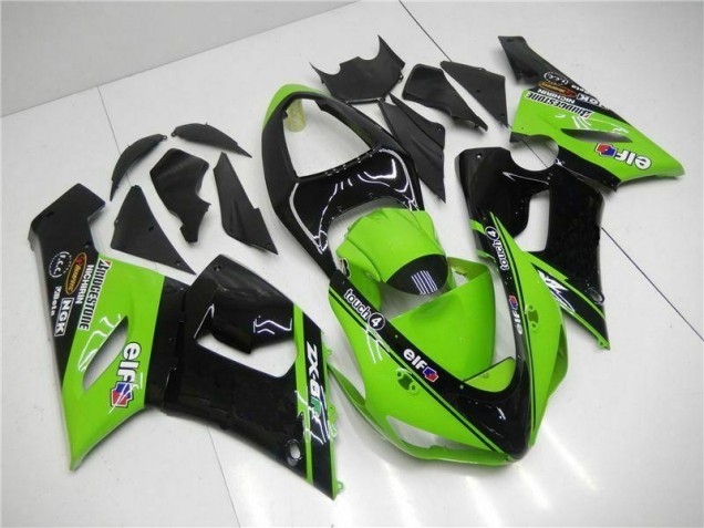 Inexpensive 2005-2006 Green Kawasaki ZX6R Motorcycle Fairings Kit Inexpensive 2005-2006 Green Kawasaki ZX6R Motorcycle Fairings Kit