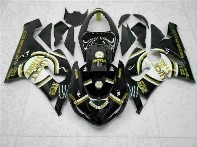 Inexpensive 2005-2006 Black Kawasaki ZX6R Motorcylce Fairings Inexpensive 2005-2006 Black Kawasaki ZX6R Motorcylce Fairings