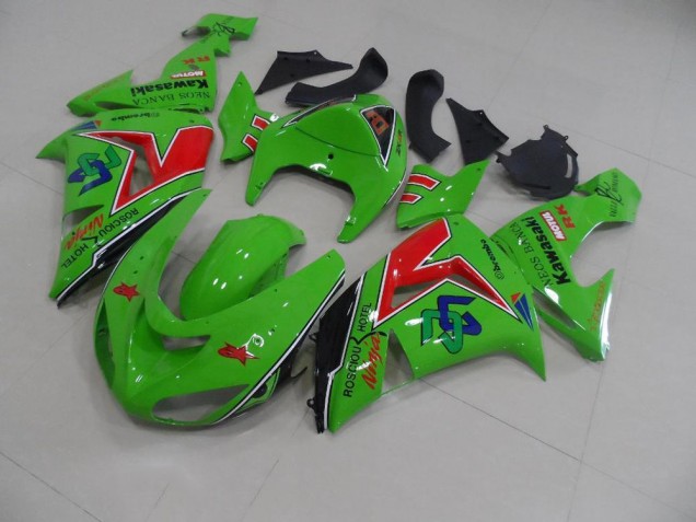 Inexpensive 2005-2006 Neos Banca Kawasaki ZX6R Bike Fairing Kit Inexpensive 2005-2006 Neos Banca Kawasaki ZX6R Bike Fairing Kit