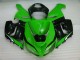 Inexpensive 2005-2006 Green White Black Kawasaki ZX6R Motorcyle Fairings Inexpensive 2005-2006 Green White Black Kawasaki ZX6R Motorcyle Fairings