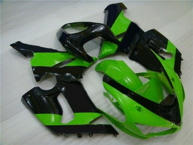 Inexpensive 2005-2006 Green Black Kawasaki ZX6R Motorbike Fairing Inexpensive 2005-2006 Green Black Kawasaki ZX6R Motorbike Fairing