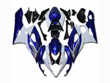 Inexpensive 2005-2006 White Blue Suzuki GSXR 1000 Motorcycle Bodywork