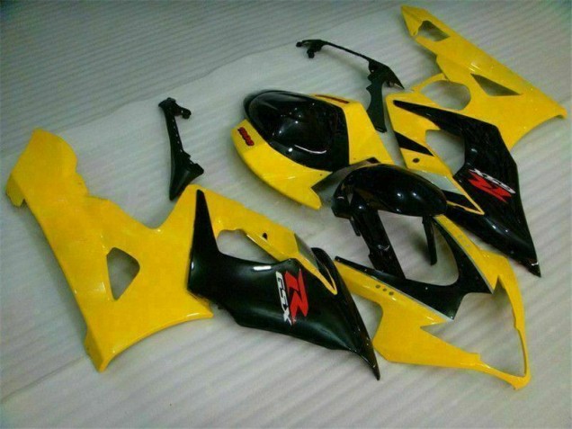 Inexpensive 2005-2006 Yellow Black Suzuki GSXR 1000 Motor Bike Fairings