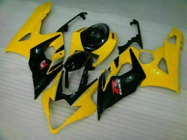 Inexpensive 2005-2006 Yellow Black Suzuki GSXR 1000 Motor Bike Fairings