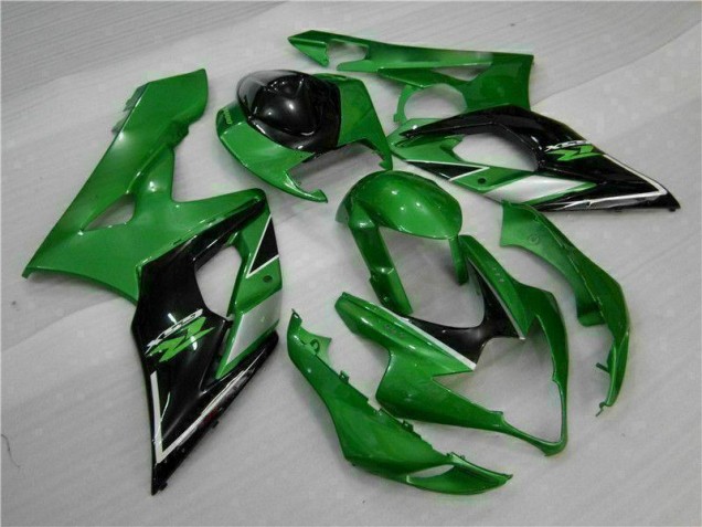 Inexpensive 2005-2006 Green Suzuki GSXR 1000 Replacement Motorcycle Fairings