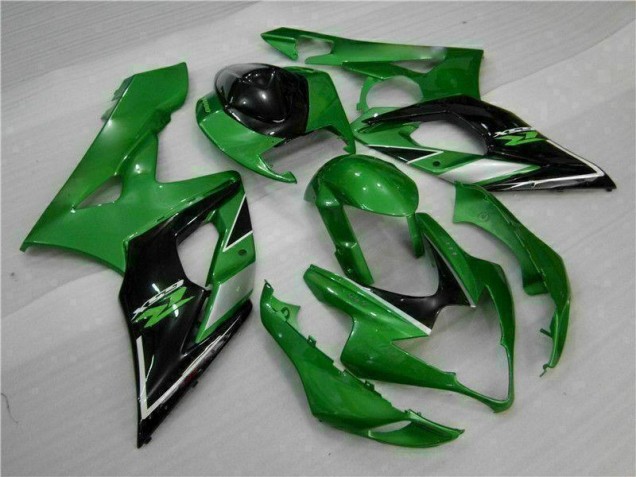 Inexpensive 2005-2006 Green Suzuki GSXR 1000 Replacement Motorcycle Fairings