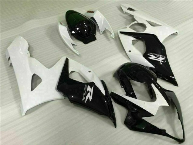 Inexpensive 2005-2006 White Black Suzuki GSXR 1000 Moto Fairings