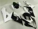 Inexpensive 2005-2006 White Black Suzuki GSXR 1000 Moto Fairings