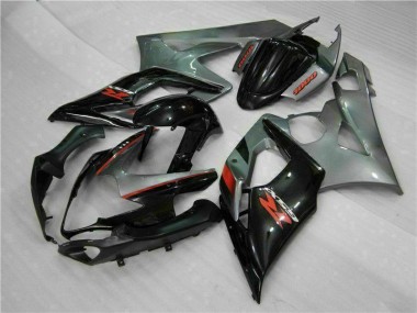 Inexpensive 2005-2006 Grey Black Suzuki GSXR 1000 Motorcyle Fairings