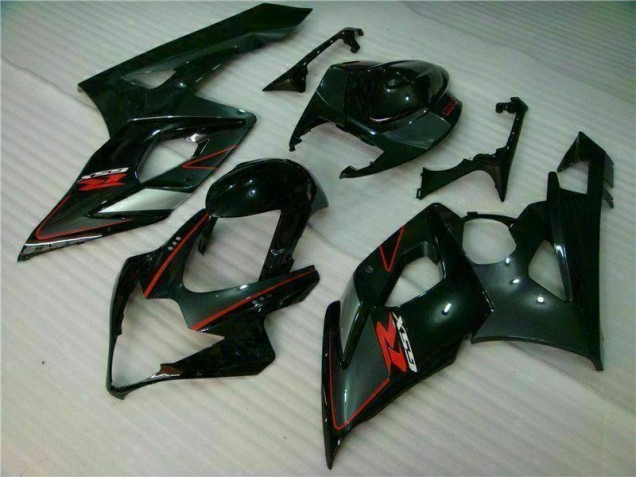 Inexpensive 2005-2006 Black Suzuki GSXR 1000 Replacement Fairings