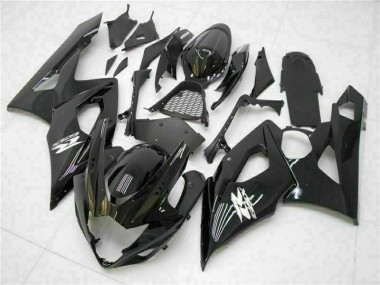 Inexpensive 2005-2006 Glossy Black Suzuki GSXR 1000 Motor Fairings