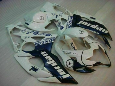 Inexpensive 2005-2006 White Suzuki GSXR 1000 Motorcylce Fairings