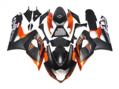 Inexpensive 2005-2006 Black Orange Suzuki GSXR 1000 Motorbike Fairing