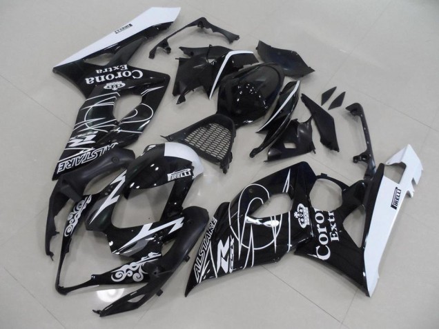 Inexpensive 2005-2006 Black Corona Suzuki GSXR 1000 Bike Fairing Kit