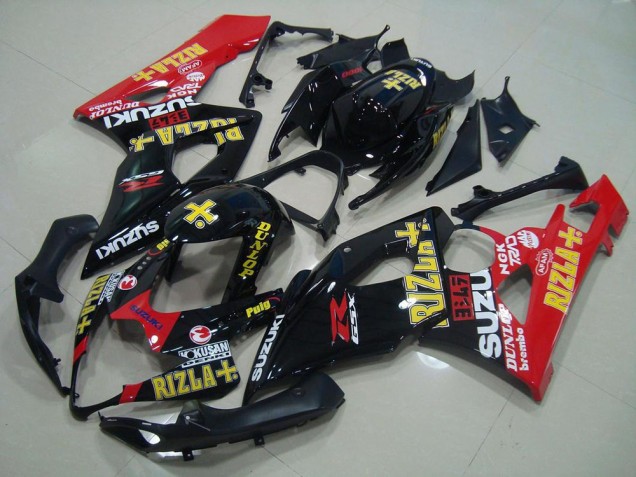 Inexpensive 2005-2006 Black Red Rizla Suzuki GSXR 1000 Motorcycle Replacement Fairings