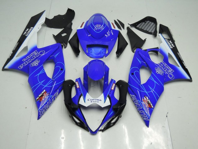 Inexpensive 2005-2006 Blue Corona Suzuki GSXR 1000 Motor Fairings