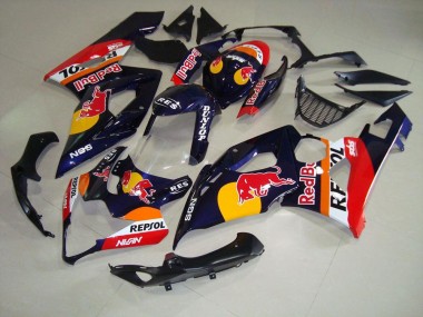 Inexpensive 2005-2006 Red Bull Repsol Suzuki GSXR 1000 K5 Motorcycle Fairing Kits & Plastic Bodywork MF3510