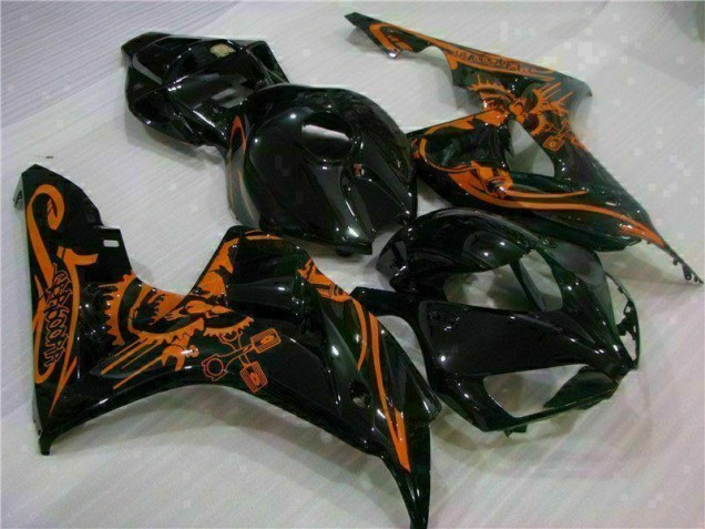 Inexpensive 2006-2007 Brown Black Honda CBR1000RR Motorbike Fairing Kits