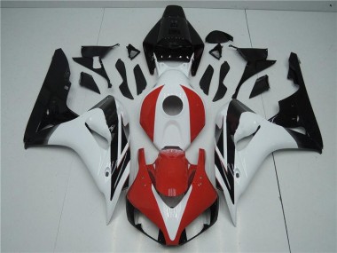 Inexpensive 2006-2007 Red White Black Honda CBR1000RR Motorcylce Fairings