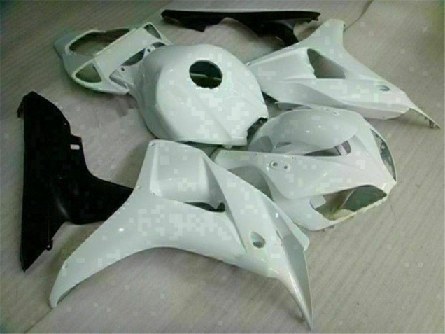 Inexpensive 2006-2007 White Honda CBR1000RR Bike Fairings Inexpensive 2006-2007 White Honda CBR1000RR Bike Fairings