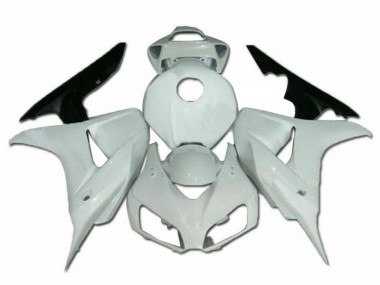 Inexpensive 2006-2007 White Honda CBR1000RR Bike Fairings